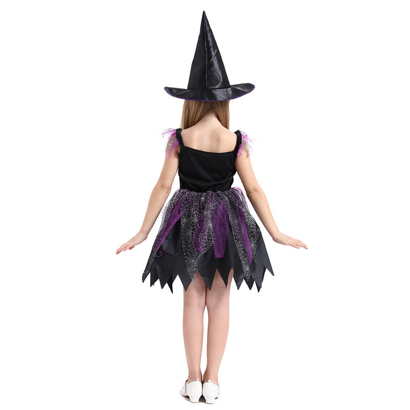 Halloween häxkostym för barn