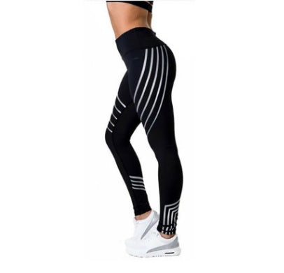 Kvinnor träning Leggings byxor Kvinnor Leggins Kvinnor Fitness natt glödande höst vinter Leggings Kvinnor leginsk - Glowing Performance