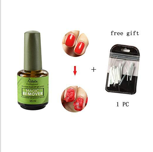 Magic Nail Polish Remover - 15ml 5*3*3cm 1-2 Minutes | Fast Soak Off Burst Technology