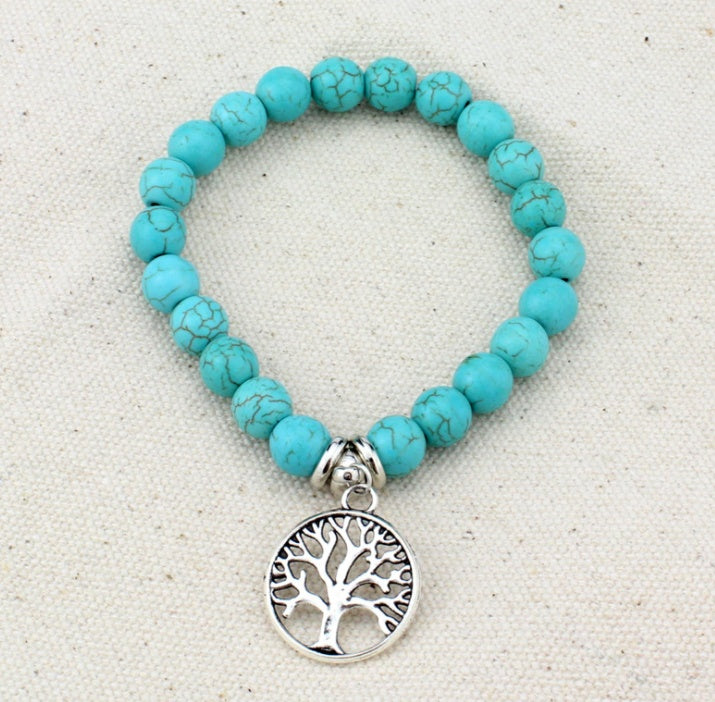 Boho Vintage Turquoise Bracelet - Stylish Fashion Jewelry