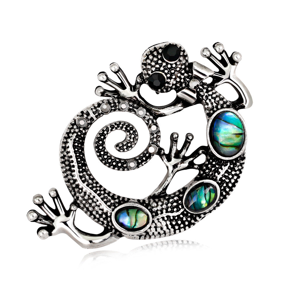 Lizard gecko brosch