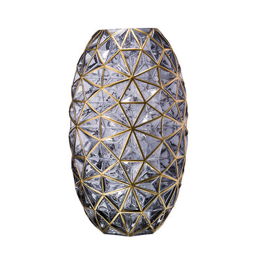 Vase en verre minimaliste, décoration de maison, fleurs hydroponiques, fleurs sèches, décor de salon, géométrie créative, ornements simples et concis