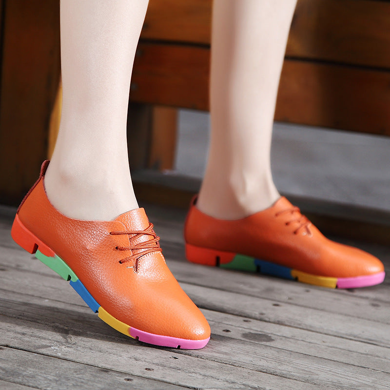 Women's Casual White Shoes - Inspired by Korean Nurses' Footwear