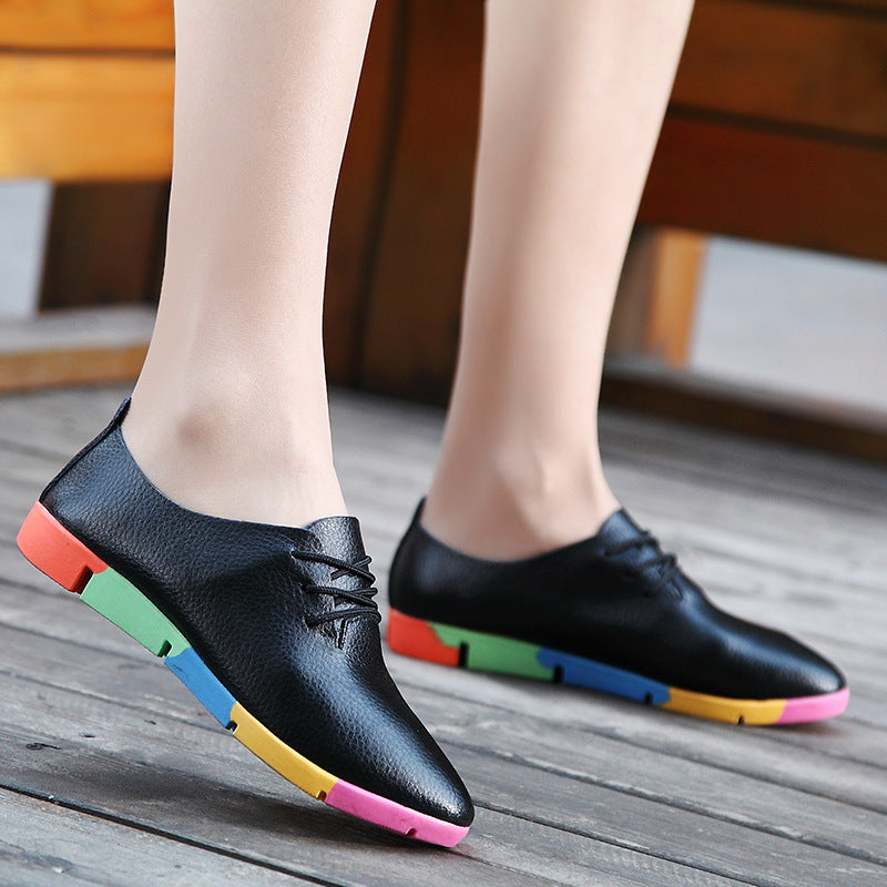 Women's Casual White Shoes - Inspired by Korean Nurses' Footwear