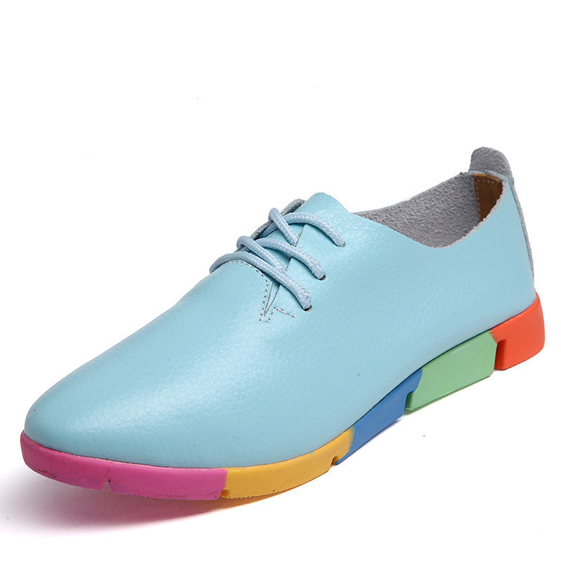 Women's Casual White Shoes - Inspired by Korean Nurses' Footwear