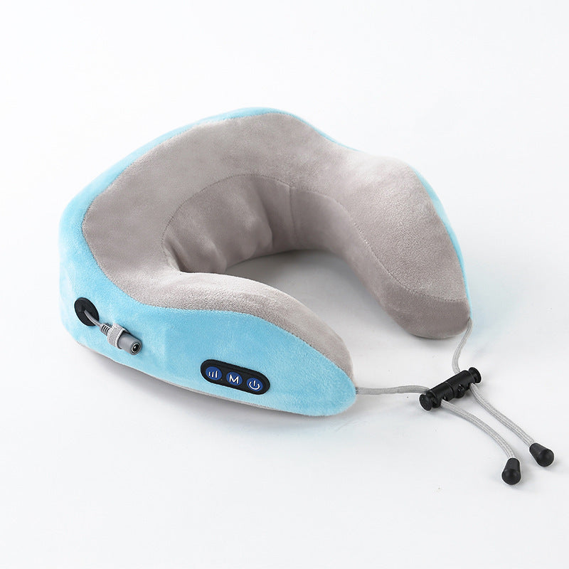 Electric Neck Massager - U-Shaped Pillow for Portable Massage