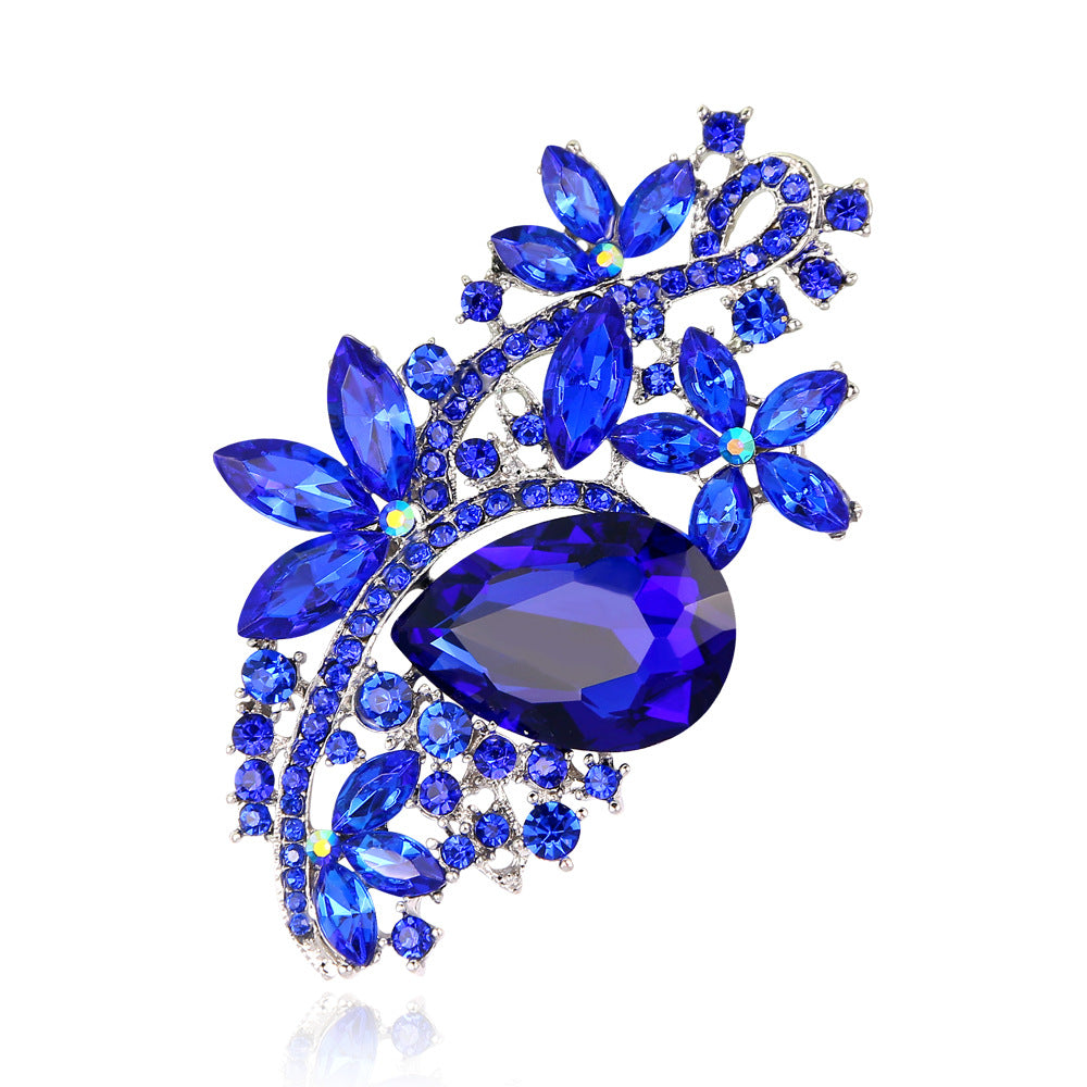 Strass Brosch Akryl Verre Broche Pin Kläder Broche Broche Broche Klädd