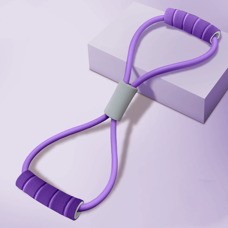Professional Figure 8 Elastic Resistance Band - TPE NBR Multi-Body Training System (35/14cm & 40/15cm)
