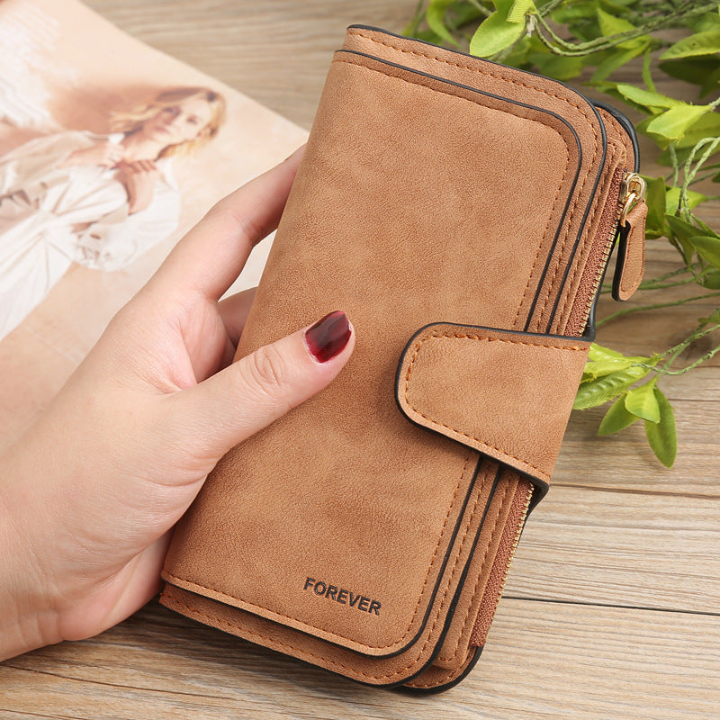 Matt PU Leather Multifunctional Wallet PU