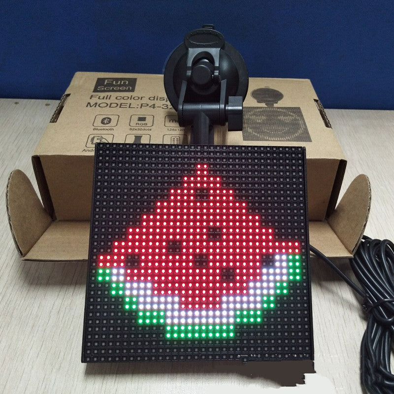 Fullfärg Bluetooth Emoticon Car LED Display