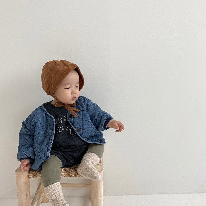 Baby Autumn Winter Cowboy Denim Jacket - Cotton Outerwear for Kids