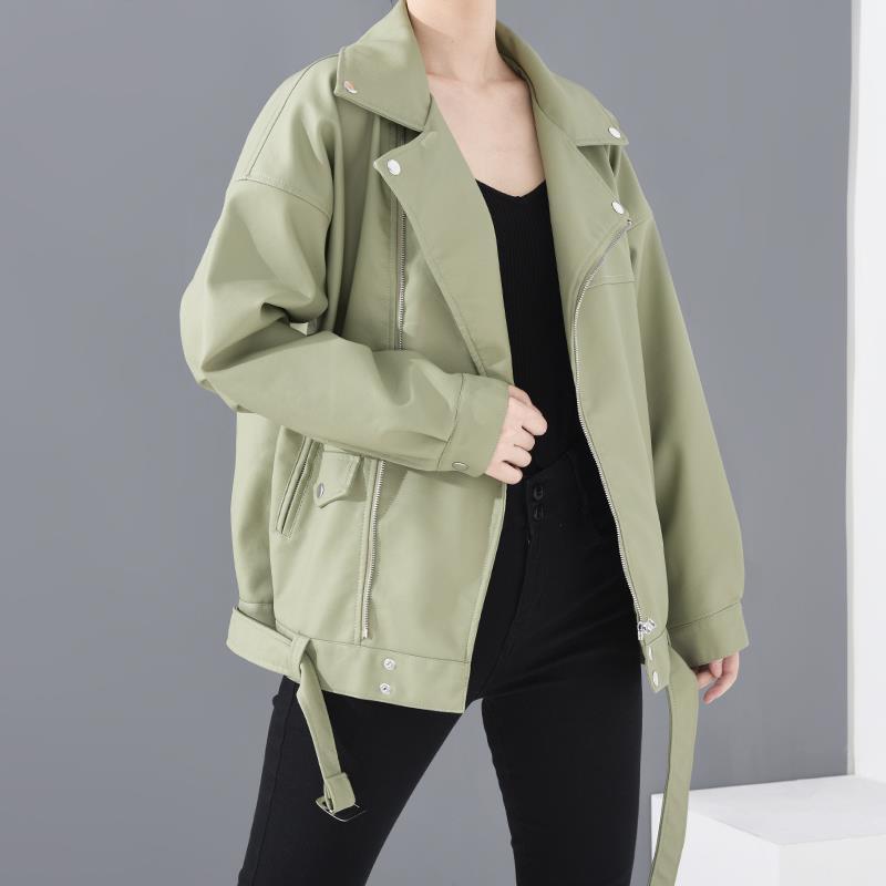 Veste en cuir Veste de moto étudiante