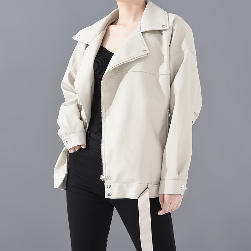 Veste en cuir Veste de moto étudiante