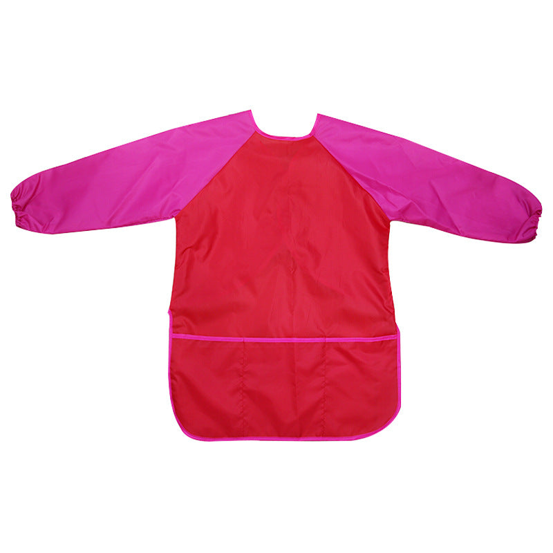 Waterproof Painting Apron - Educational Learning Smock for Kids Long Sleeve