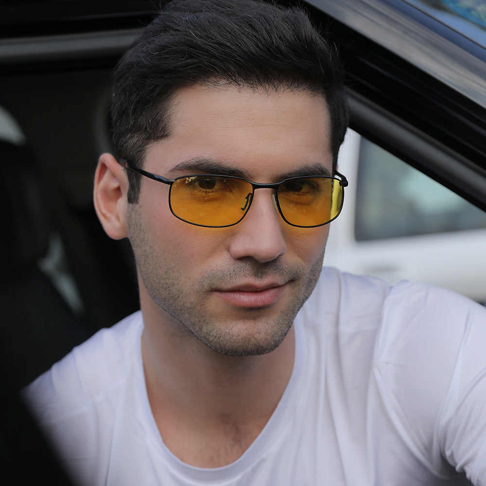 Lunettes de soleil de conduite pour hommes Lunettes de soleil polarisées