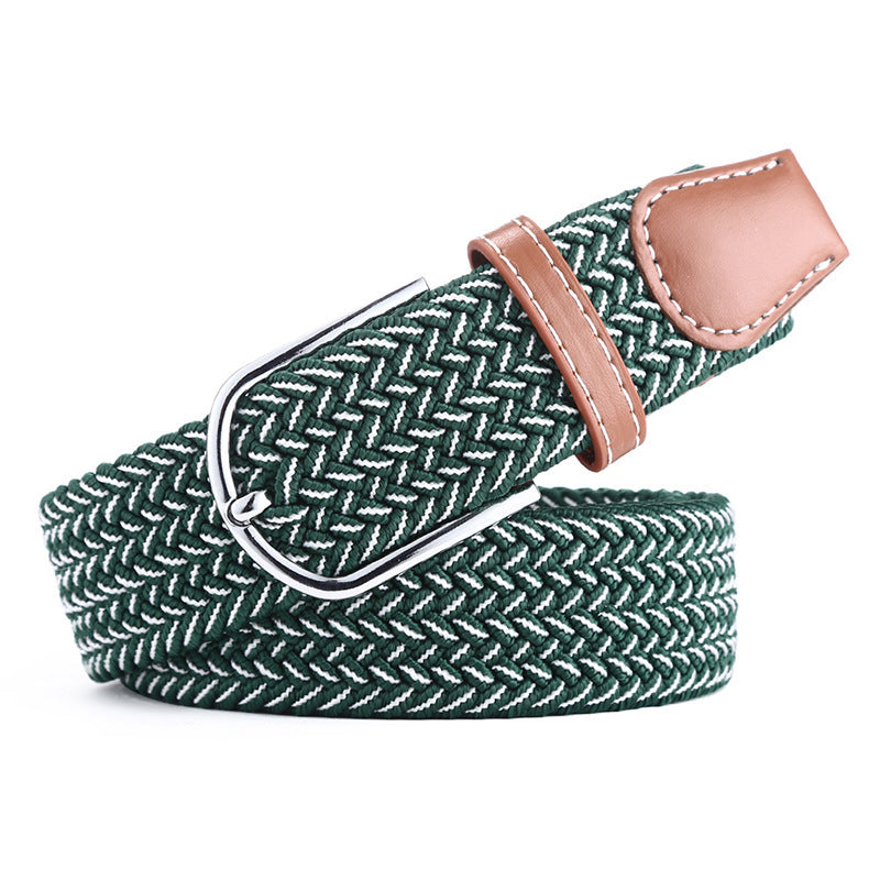 Elastic Woven Belt Buckle Design - Flexible Comfort
