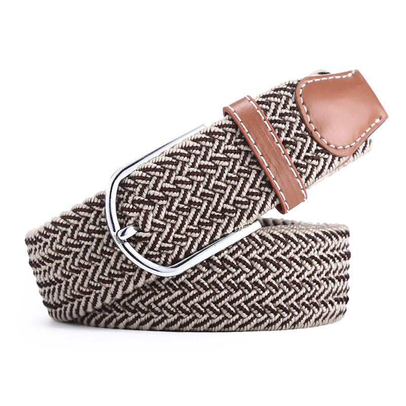 Elastic Woven Belt Buckle Design - Flexible Comfort