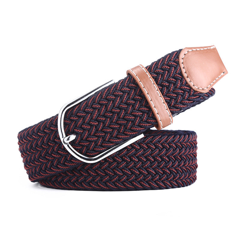 Elastic Woven Belt Buckle Design - Flexible Comfort