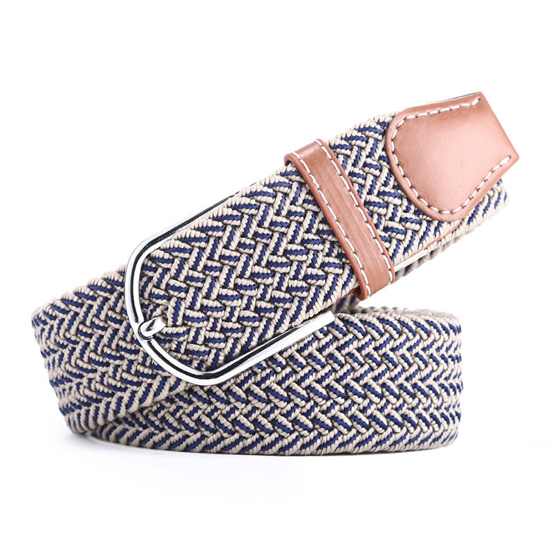 Elastic Woven Belt Buckle Design - Flexible Comfort