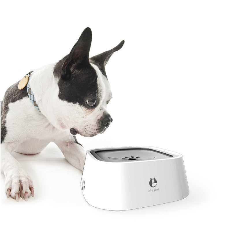 1,5 L Katt Hund Vattenskål Bär Flytande Skål Anti-Overflow Slow Water Feeder Dispenser Djurfontän ABS&PP Hundtillbehör