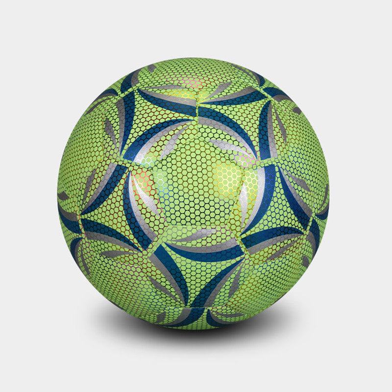 Professional Luminous Glow Football - PU Surface Training Ball (Size 4/5, 1-3 Hour Glow Duration)