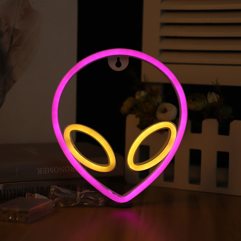 LED Wall Hanging Neon Model Light