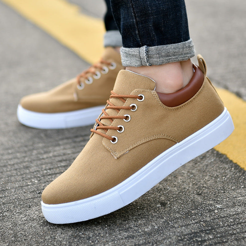 Nya Canvas Skor Herr Stor Sko 46 47 Man Sneakers Skor