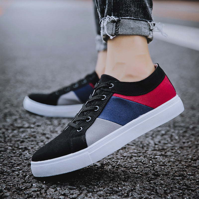 Nya Canvas Skor Herr Stor Sko 46 47 Man Sneakers Skor