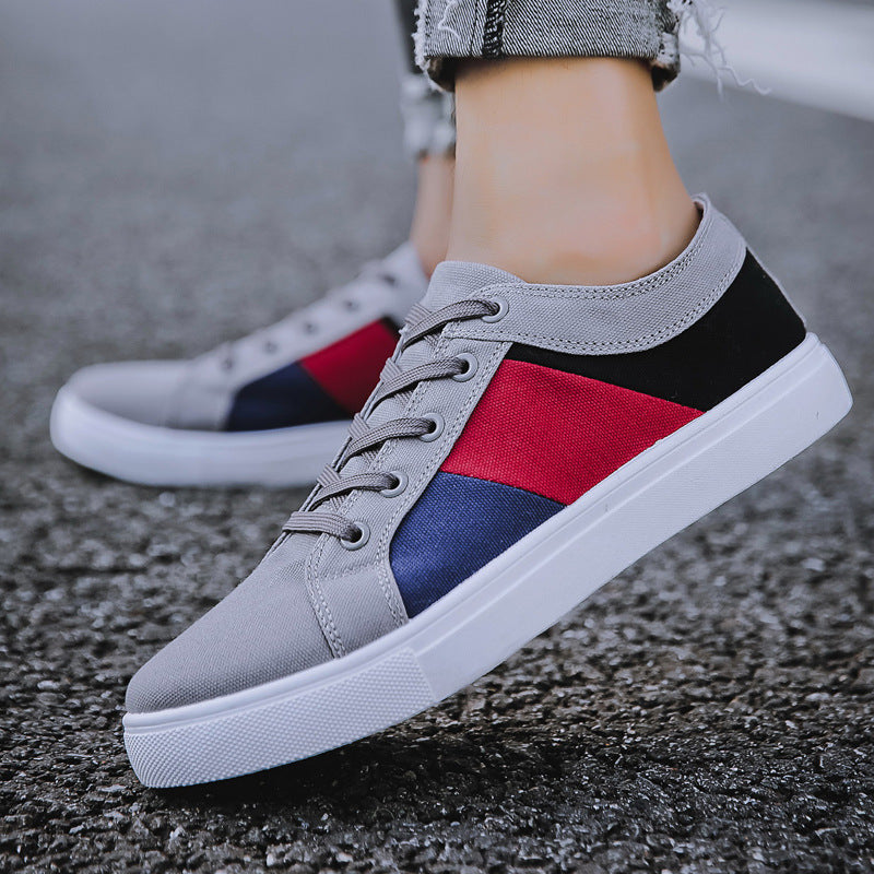 Nya Canvas Skor Herr Stor Sko 46 47 Man Sneakers Skor
