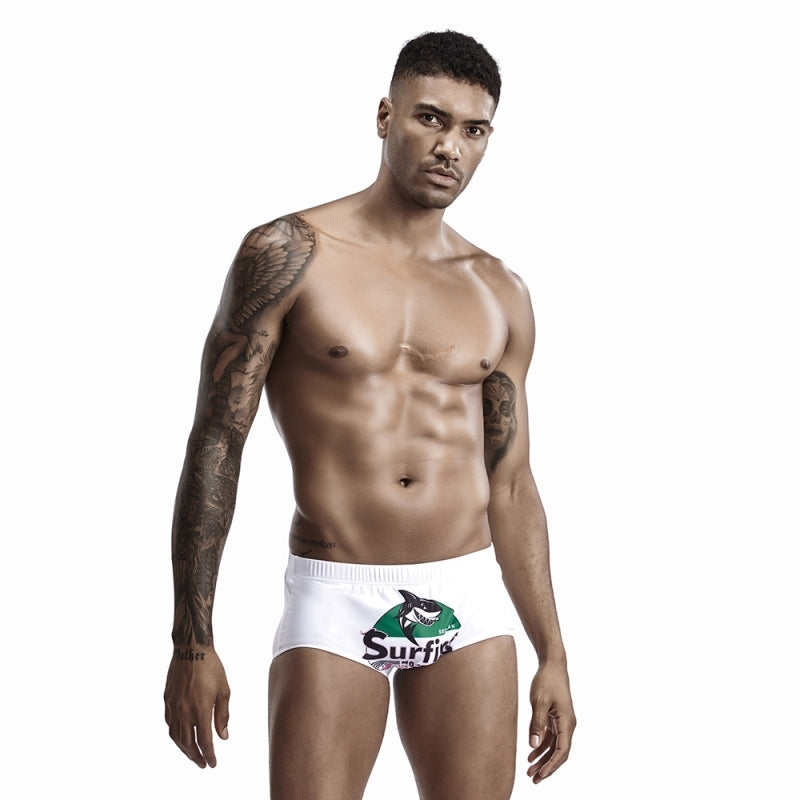 Maillot de bain à imprimé requin amusant pour le surf sur la plage