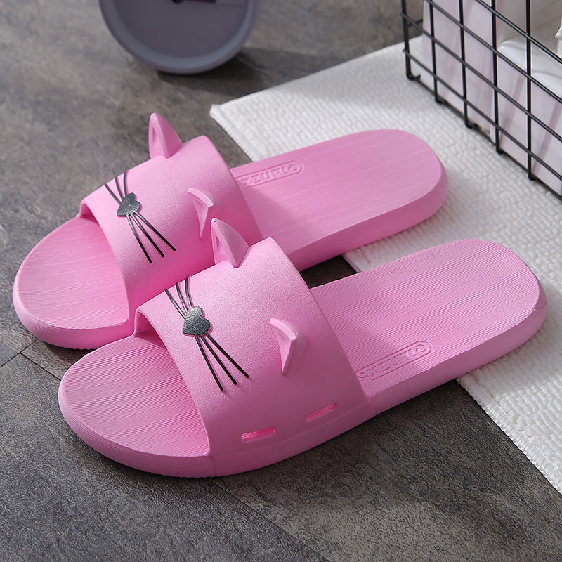 Non-Slip Bathing Soft Bottom Wear Cute Net Red Slippers Outside Home