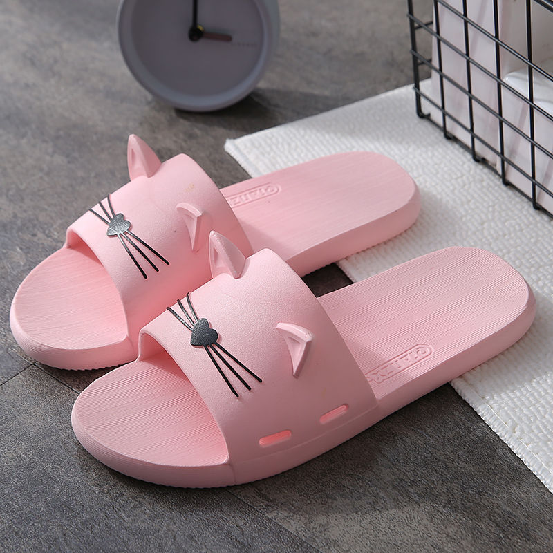 Non-Slip Bathing Soft Bottom Wear Cute Net Red Slippers Outside Home