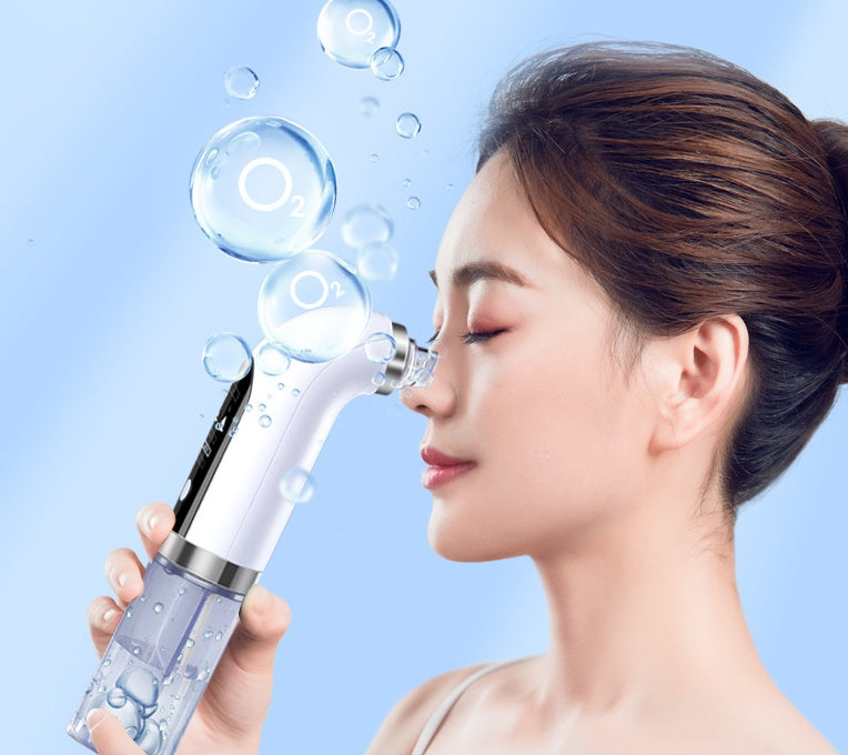 Blackhead Remover Pore Vacuum - Upgraded Rechargeable Facial Vacuum Comedone Extractor Tool
