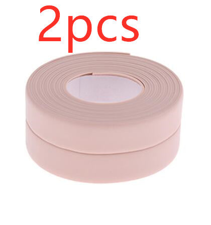 Bathroom Sealing Strip Tape - White PVC Self-Adhesive Waterproof Wall Sticker