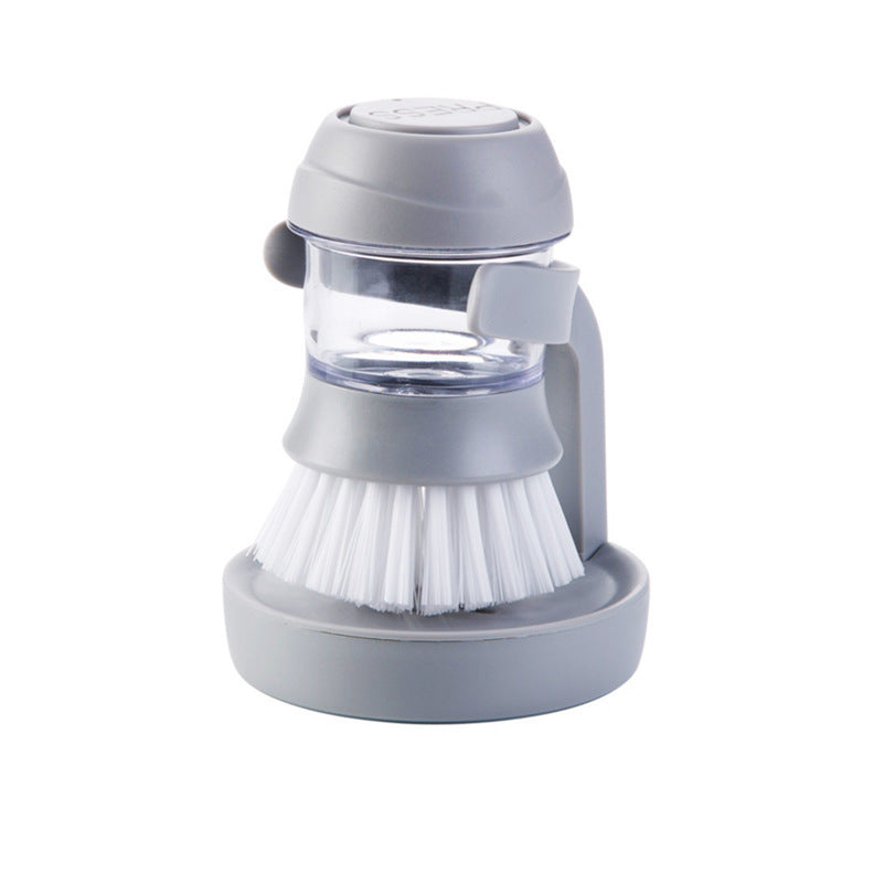 Automatic Liquid Dispensing Cleaning Brush Multifunctional Kitchen Pot Washing Brush