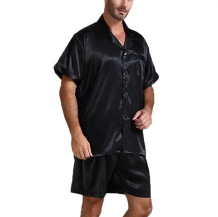 Men's Solid Color Home Service Men's Pajamas Set
