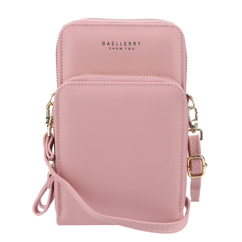Sacs à bandoulière de grande capacité pour femmes, sac de téléphone portable à fermeture éclair à la mode
