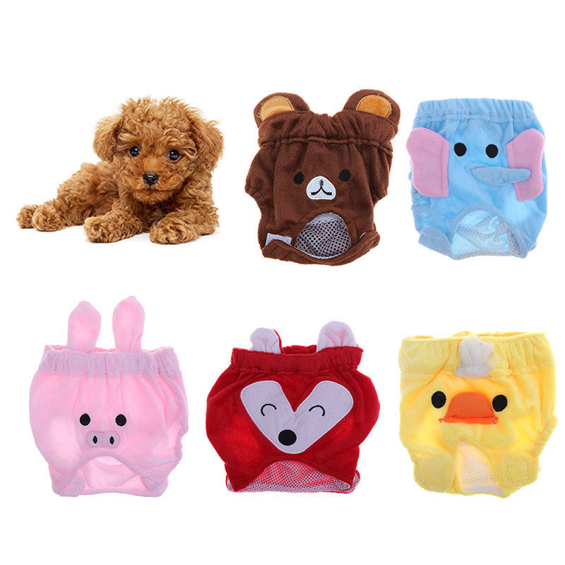 Couches réutilisables pour chiens, bande ventrale en coton, sous-vêtement physiologique