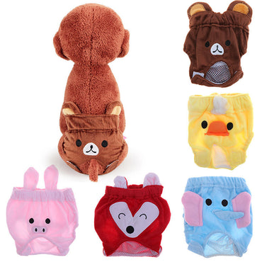 Couches réutilisables pour chiens, bande ventrale en coton, sous-vêtement physiologique