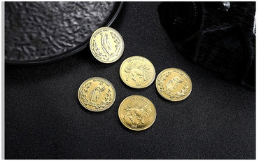 Plating Gold Coin Keanu Reeves Collectible Coin Surroundings