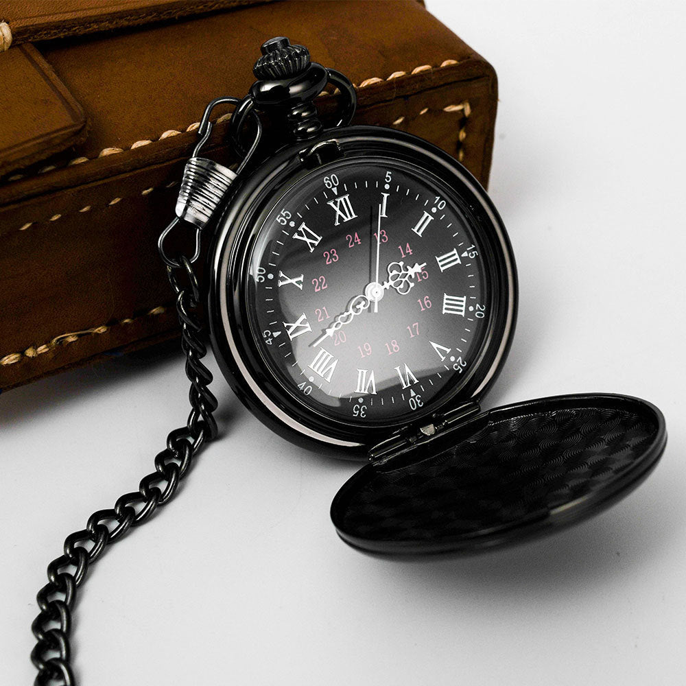 Retro All-Match Alloy Quartz Chain Pocket Watch - Versatile Nostalgic Sleek Elegant Accurate Stylish