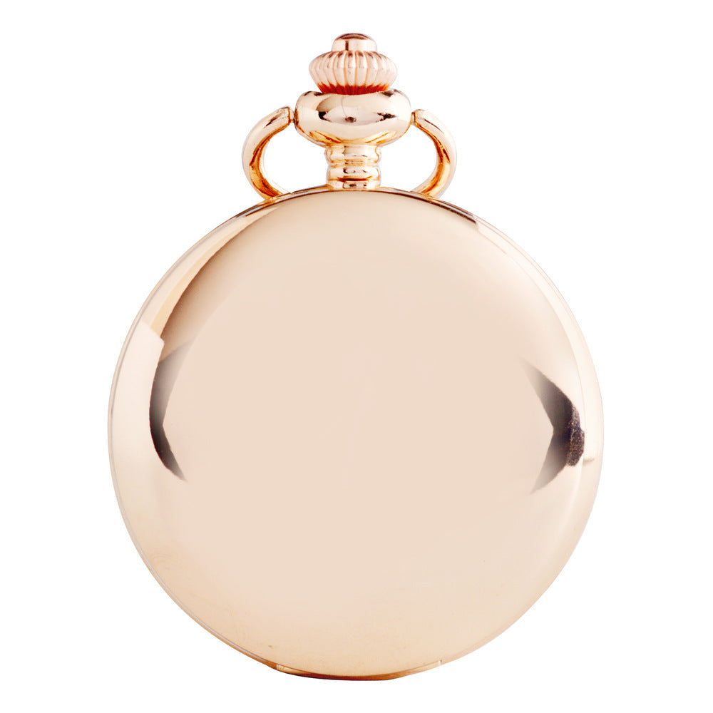 Retro All-Match Alloy Quartz Chain Pocket Watch - Versatile Nostalgic Sleek Elegant Accurate Stylish