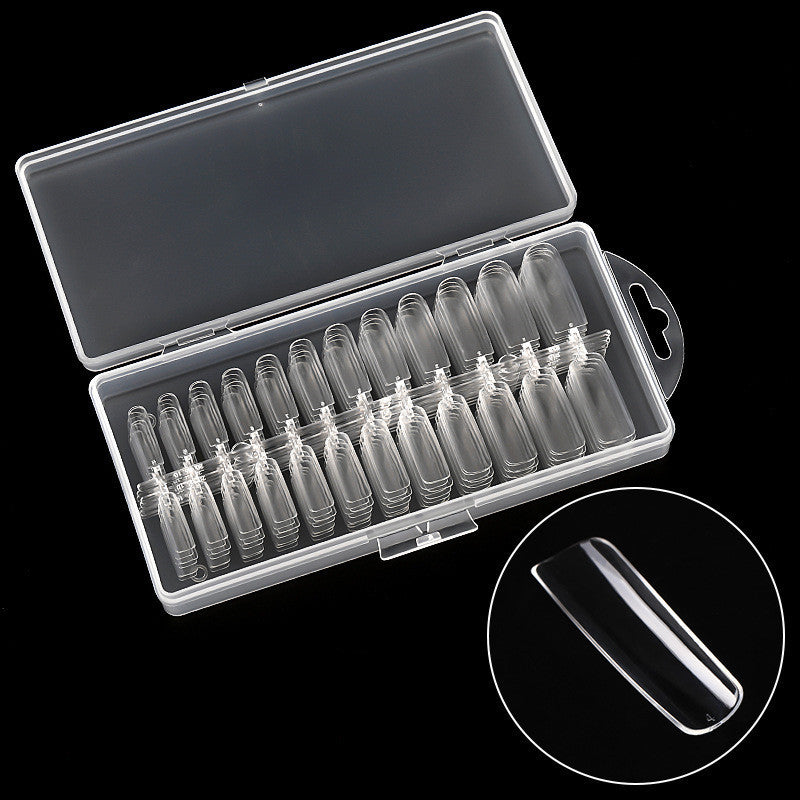 Ultra-Thin Seamless French Nail System - 240 Pieces | 8 Shape Options Professional Box