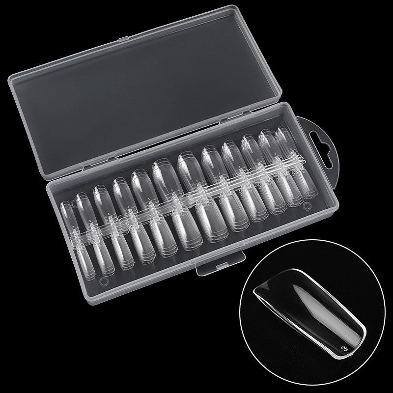 Ultra-Thin Seamless French Nail System - 240 Pieces | 8 Shape Options Professional Box
