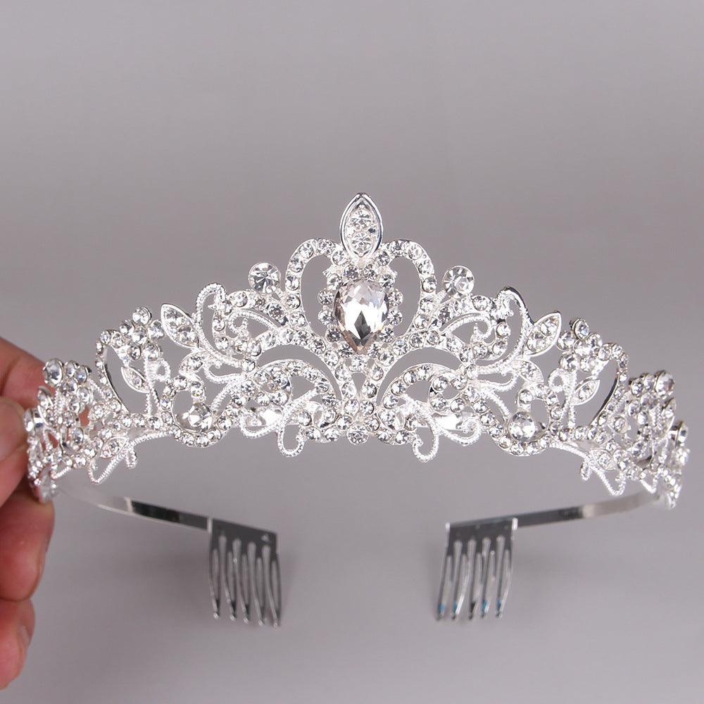 Crown New Rhinestone Headband - Hair Accessories & Wedding Jewelry