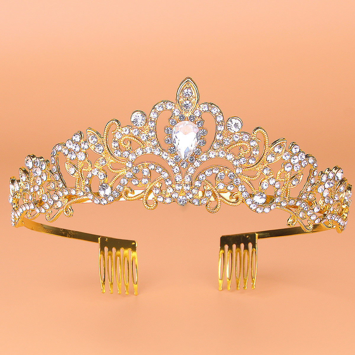 Crown New Rhinestone Headband - Hair Accessories & Wedding Jewelry