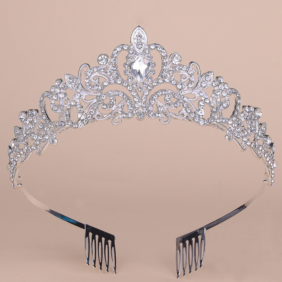 Crown New Rhinestone Headband - Hair Accessories & Wedding Jewelry