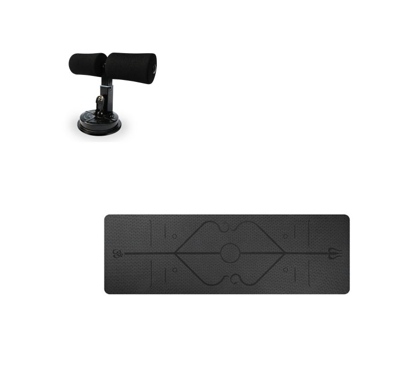 Professional Sit-Up Bar Trainer - Compact Steel Spring Core Strengthener