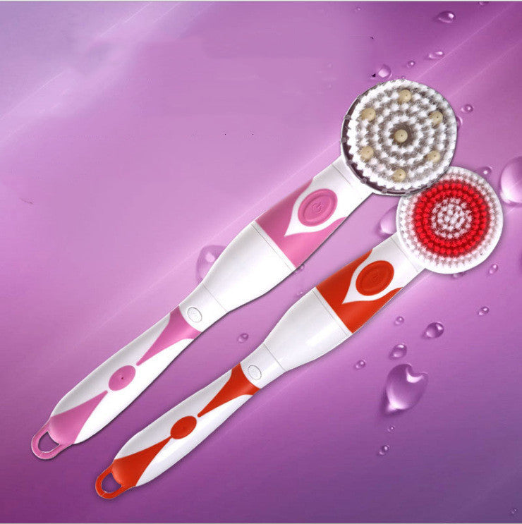 Electric Bath Massager, Multi-Function Scrubbing And Bathing Brush With Long Handle