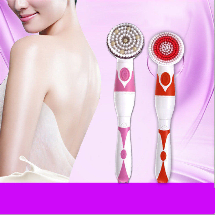 Electric Bath Massager, Multi-Function Scrubbing And Bathing Brush With Long Handle